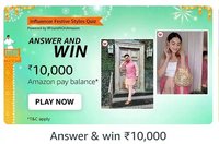 Amazon Influencer Festive Styles Quiz Answers Today : Win ₹10000