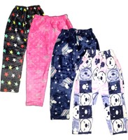 Track Pant For Baby Girls  (Multicolor, Pack of 4)