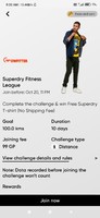 Growfitter challenge : walk 100kms in 10 days and get a Superdry tshirt 