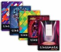 Prebook - Classmate Spiral (240 x 180 mm) B5 Notebook Single Line 200 Pages (Multicolor, Pack of 5)