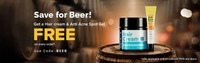 Ustraa - Save for Beer : Buy for ₹499 and get a Hair cream + anti acne spot gel Free