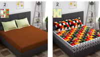Top Brand Bedsheets at 80% off(min 70% off)