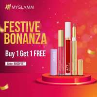 Myglamm Festive Bonanza : Buy 1, Get 1 Free