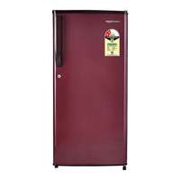 Amazon Basics 195 L 2 Star Direct Cool Single Door Refrigerator (Dark Red, Fast Icing Technology)