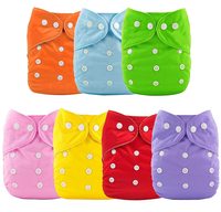 Freesize Washable & Reusable Waterproof Adjustable Pocket Cloth Diaper, Insert For Babies 