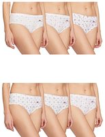 SOUTH SAILOR Womens Cotton Solid Panties Hipster Pack of 6