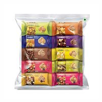 Unibic Assorted Cookies 75g (Pack of 10), Pista Badam, Multigrain, Honey Oatmeal, Choconut, Choco Chip, Fruit & Nut, Daily Digestive, Butter, Jeera and Cashew Cookies