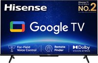 Hisense 139 cm (55 inches) Bezelless Series 4K Ultra HD Smart LED Google TV 55A6H (Black)