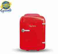 Lifelong 4 L Thermoelectric Cooling Single Door Refrigerator (Red, LLPR04R)