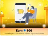 Earn 100 diamond  on adding 1000 to Amazon pay balance using AMAZON PAY UPI 