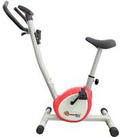Powermax Fitness BU-200 Upright Bike Upright Stationary Exercise Bike (Grey, Red)