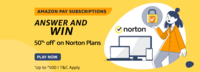Amazon Pay Norton Quiz Answers Today : 50% off on Norton Plans