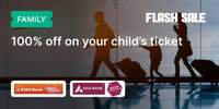 Cleartrip Flash Sale - 100% Off on Your Child Ticket [6 PM Every Day Till 30 Sep]