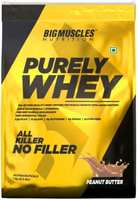 [Add 3 in cart ] BIGMUSCLES NUTRITION Purely Whey | Isolate Whey Matrix 25g Protein, 12.2g EAA, 4g Glutamine, 0g Sugar Whey Protein  (1 kg, Peanut Butter)#JustHere