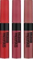 lowest-MAYBELLINE NEW YORK Sara's Favorite Sensational Liquid Matte Pack of 3 - Touch of Spice, Nude Nuance, Red Serenade on Flipkart  