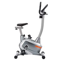 AmazonBasics ABSFB004 Heavy Duty Steel Magnetic Upright Exercise Bike with 8 Resistance Levels, Adjustable Seat & 6 Kg Flywheel