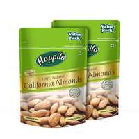 Happilo 100% Natural Premium California Almonds 1 kg Each (Pack of 2)