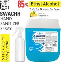 Austro Labs SWACHH HAND SANITIZER SPRAY LIQUID - REFILL PACK 5
