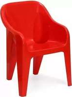 Nilkamal Plastic Chair  (Finish Color - RED, Pre-assembled)