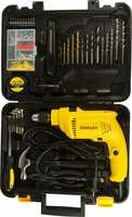 STANLEY SDH550KP-IN 550W DIY 10mm Single Speed Hammer Drill and Power & Hand Tool Kit  (120 Tools)