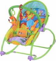Toyhouse Rocking Chair n Baby Bouncer, Orange Rocker and Bouncer  (Orange)