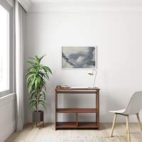 Amazon Brand - Solimo Alohi Engineered Wood Study Table (Asian Walnut Finish)