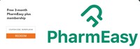 Free 3 Month Pharm Easy Plus Membership. From Rupay