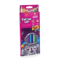 Cello ColourUp Colour Pencil Set | Pack of 12 Colour Pencils |Bright and Strong Colours Pencils | Non-Toxic Colouring set |Safe Colour Pencils for Children | Cello Colour Pencils