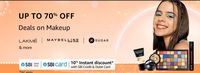 Get up to 70% Off on Make Up Of Top Brands Lakme Sugar & More