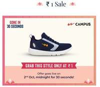 Fynd  : Rs.1 Sale Live From (2 Oct - 7 Oct)