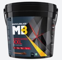 MuscleBlaze Super Gainer XXL Weight Gainer, 5 kg (11 lb), Chocolate