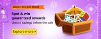 Amazon great sticker hunt back | win upto 750 pay balance cashback 