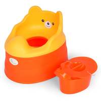 R for Rabbit Tiny Tots Potty Seat – Adaptable Potty Training Seat for new born baby/infant/kids (Yellow Orange)