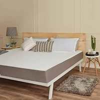 Wakefit Orthopedic Memory Foam 6-Inch Queen Size Mattress (78x60x6 Inches, Medium Firm, White)