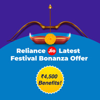 Reliance Jio Latest Festival Bonanza Offer: Rs 4,500 Benefits!