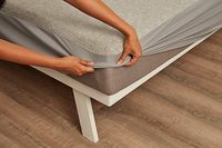 Wakefit Water Proof Terry Cotton Mattress Protector 75"x60" - Queen Size, Grey