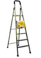 Veenu 6 steps Ladder- ISO CERTIFIED, STABLE, DURABLE, FOLDABLE, HEAVY DUTY powder coated MADE IN INDIA with 3 YEARS WARRANTY Steel Ladder  (With Platform)
