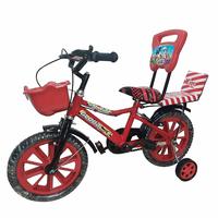 Global Bikes Super 16T Fully Adjustable Bike with Back Support Kid's Bicycle (5 to 8 Years, Red)