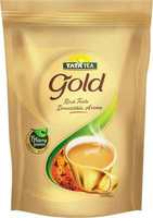 Tata Gold with 15% Long Leaves Black Tea Pouch  (750 g)