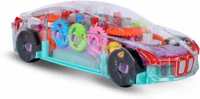 Miss & Chief by Flipkart Transparent Gear Light & Sound Car For Kids  (Multicolor)