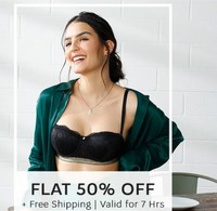 Zivame Flat 50% Off + Free Shipping~ Valid Till 12 Am