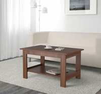 IKEA Engineered Wood Coffee Table  (Finish Color - Brown, DIY(Do-It-Yourself))