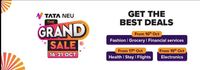 Tata Neu The Grand Sale (16-21 Oct) - Up to 80% Off & More Offers