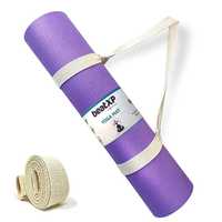 Limited-time deal: beatXP Yoga Mat with Carry Strap|Textured Surface|Extra Thick|High Resilience Exercise Mat for Meditation|Pilates| Stretching|Floor & Gym Fitness Workouts Ideal for Men & Women [6mm]