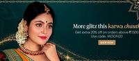voylla Karwa Chauth Sale - Flat 20% Off on Min Rs.1500 Shopping