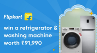 Cred jackpot Flipkart 1000 off voucher on selected refrigerator and washing machine 
