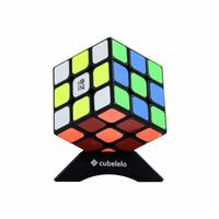 Lightening deal - Cubelelo High Stability QiYi Sail 3x3 Black Magic Speed Cube Toy for Kids & Adults Magic Speedy Brainstorming Puzzles Cube (Multicolor)