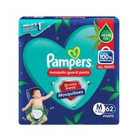 65% off : Pampers Mosquito Guard Pants  Medium size baby diapers (M), 62 Count