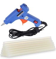 FADMAN BLUE MINI 20W 20 WATT (ON OFF SWITCH & INDICATOR) HOT MELT GUN WITH FREE 10 GLUE STICKS Standard Temperature Corded Glue Gun  (7 mm)