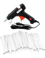FADMAN 20W BLACK MINI HOT MELT GLUE GUN WITH 50 HOT MELT GLUE STICKS Standard Temperature Corded Glue Gun  (7 mm)